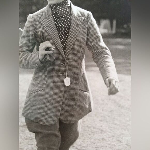 Polo Ralph Lauren ~ Vintage Tan Wool Twill Leather Knee Patch Riding Breeches - Picture 13 of 13